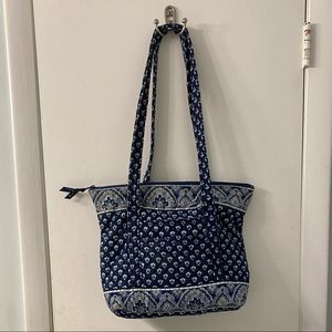 Vera Bradley Nantucket Navy Messenger Tote